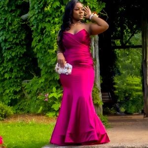 Burgundy Prom Dress Portia & Scarlett